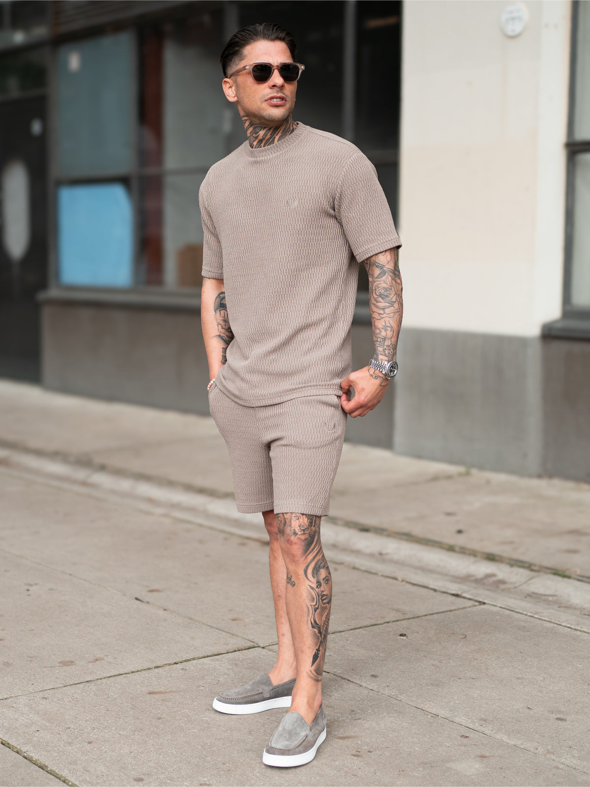 Knitted Twinset | Figata Truffle