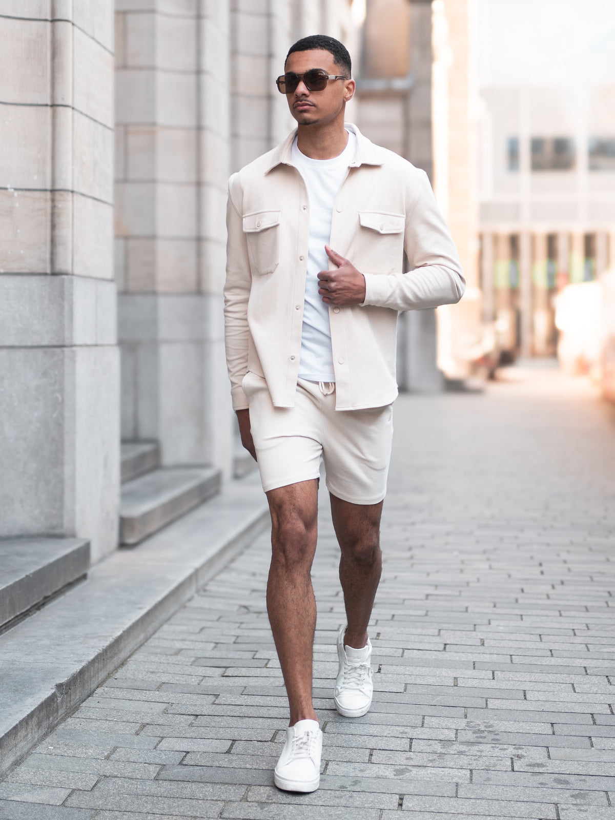 Heavyweight Pique Twinset | Sugar