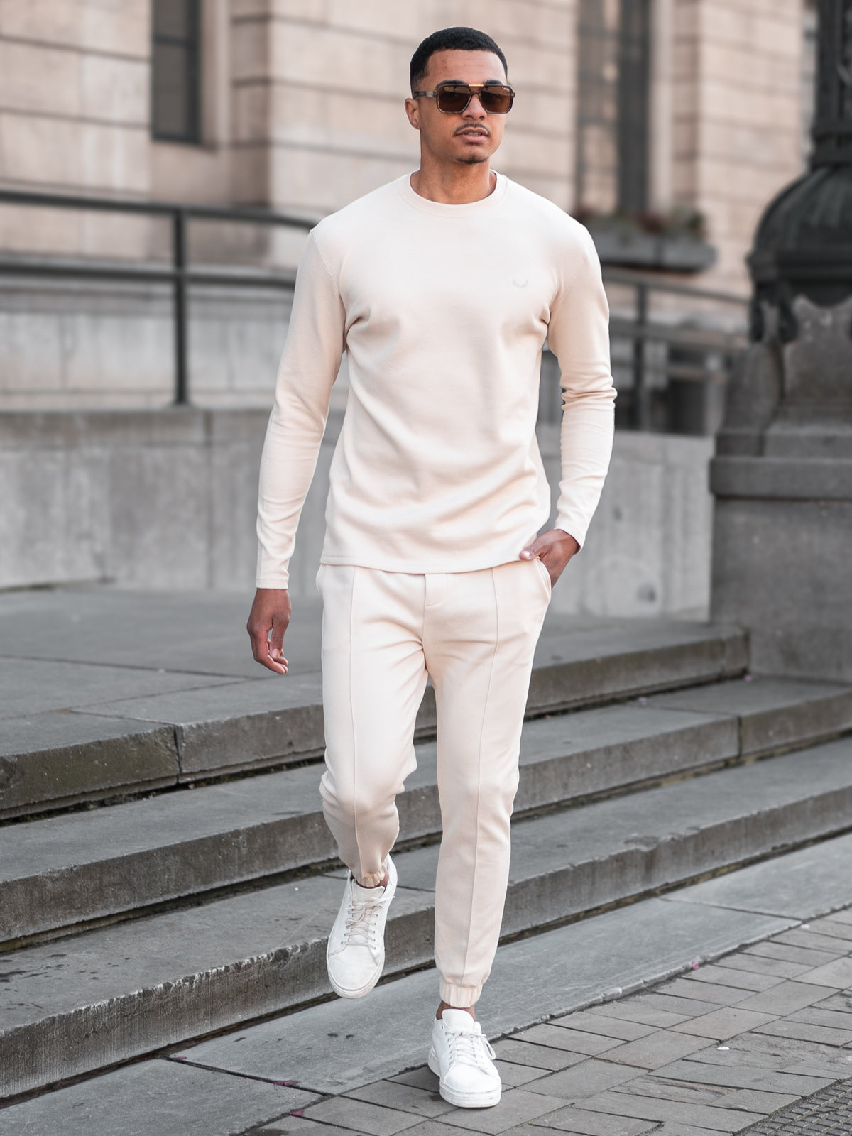 Heavyweight Pique Twinset | Sugar
