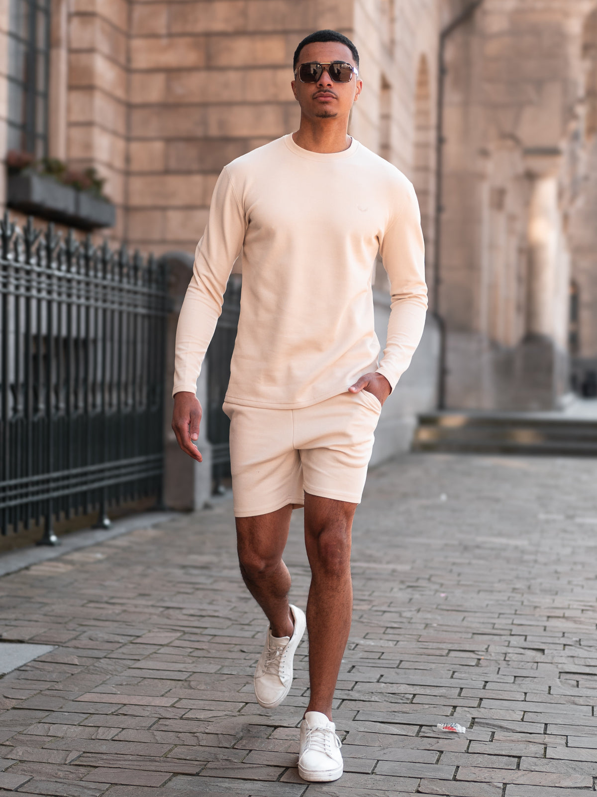 Heavyweight Pique Twinset | Sugar