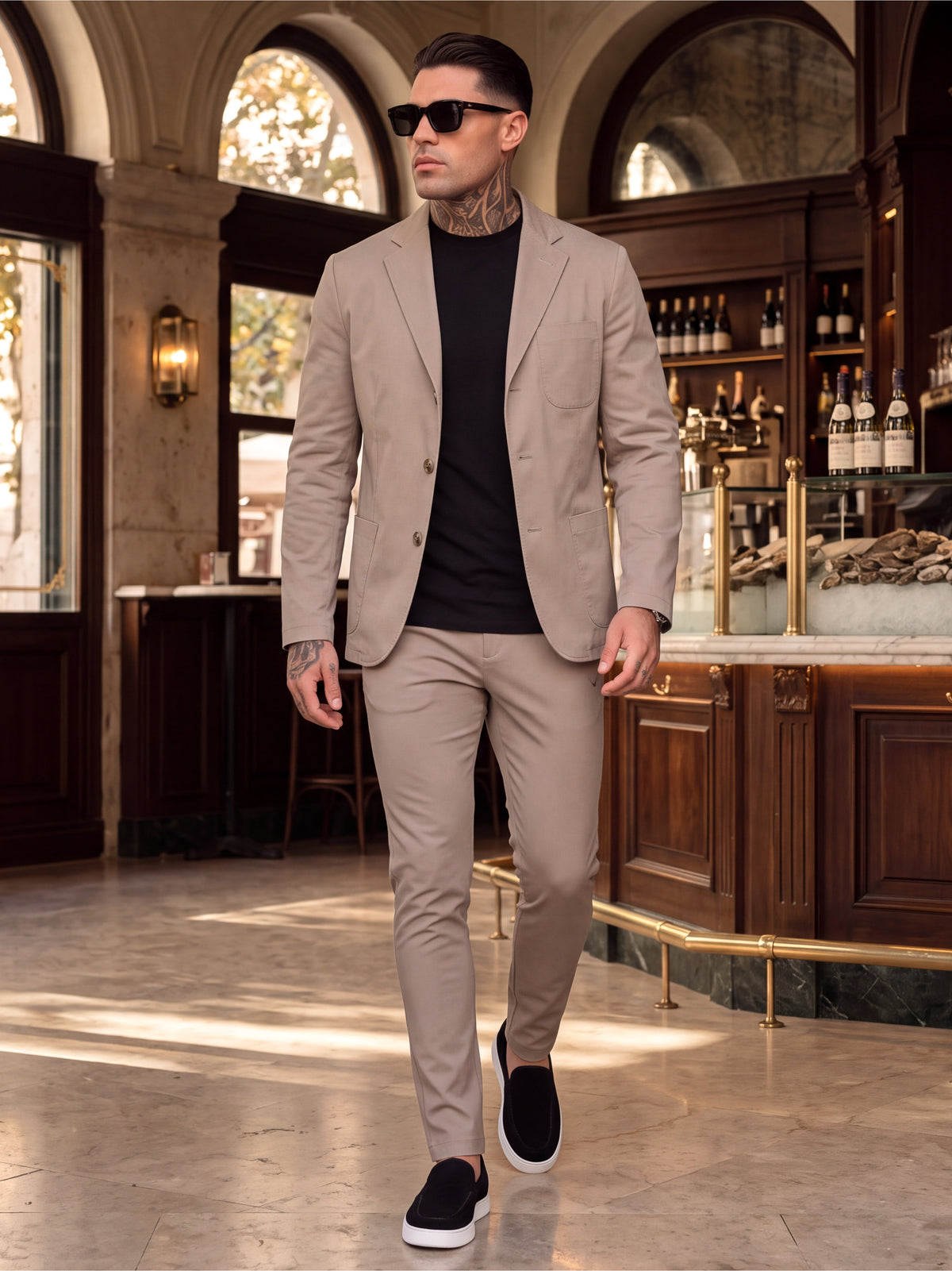Comfort Suit Light Brown